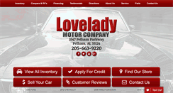 Desktop Screenshot of loveladymotors.com